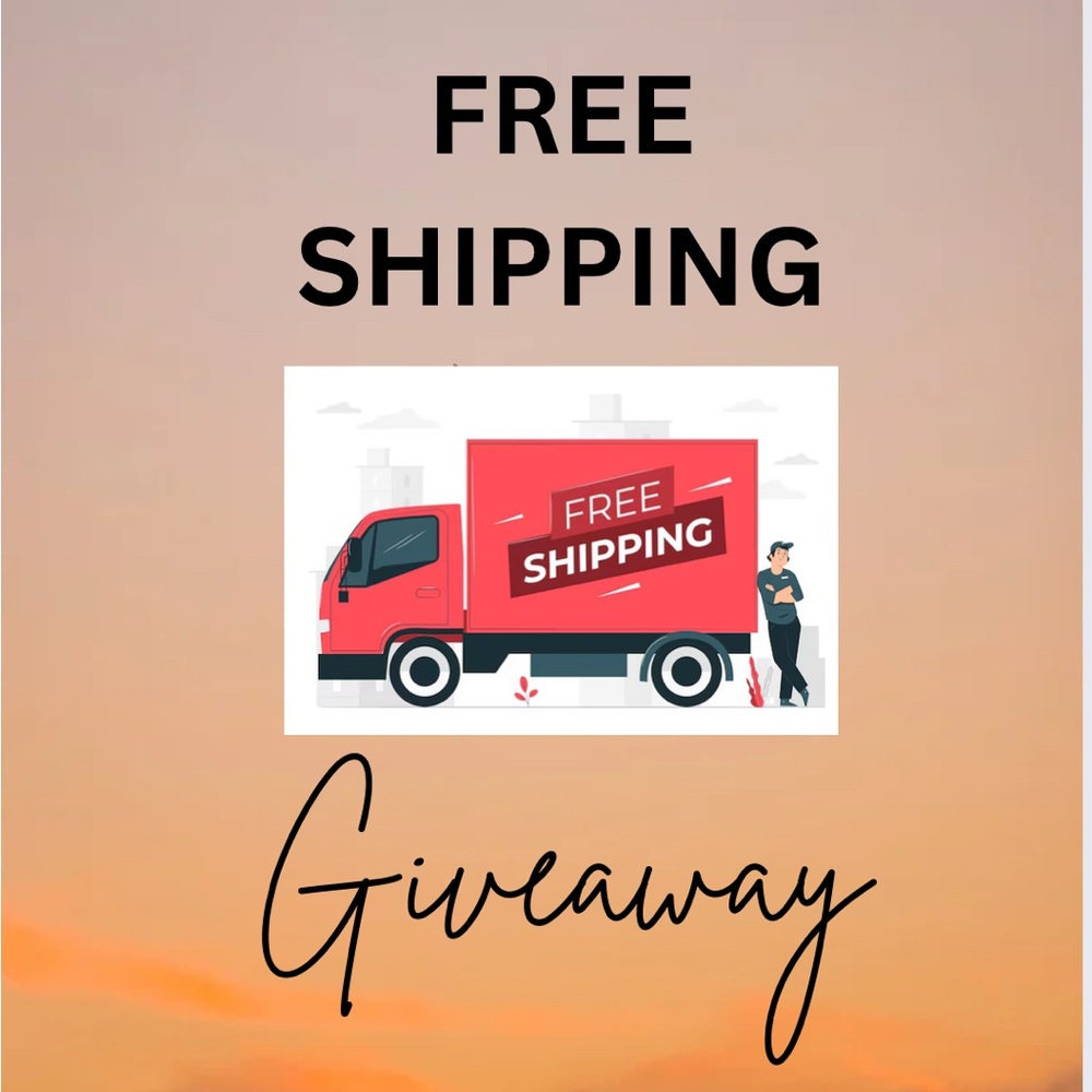 Free Shipping 📦 Giveaway